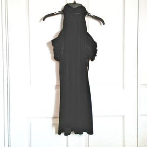 NWT DKNYC High Neck Cold Shoulder Velvet Dress size Medium